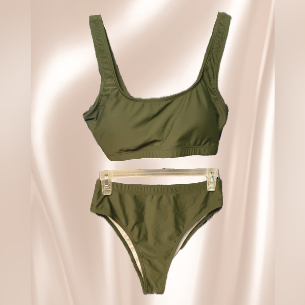 Women’s size M army green bikini